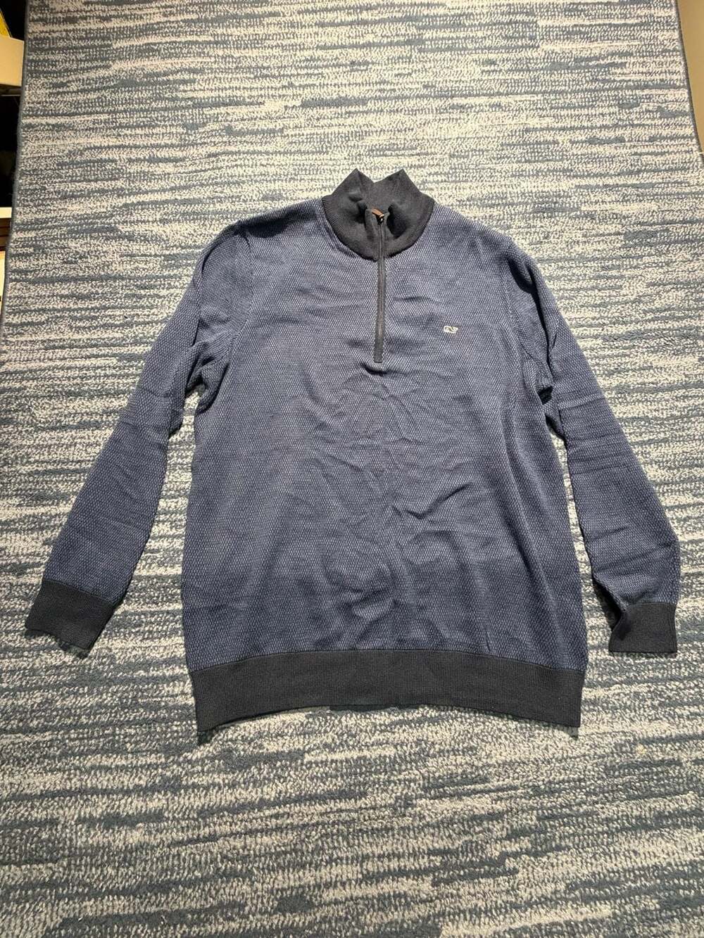 Vineyard Vines Hamilton Quarter-Zip Pullover Sweater Blue